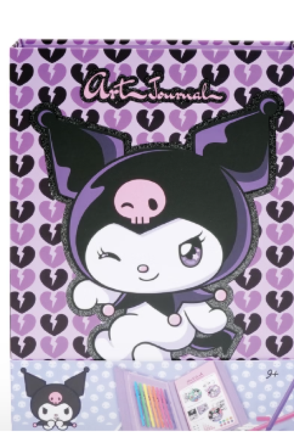 HAPPIHOBBI ART JOURNAL NEON ΜΑΡΚΑΔΟΡΟΙ KUROMI (KINA)