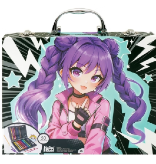 HAPPIHOBBI ΚΑΣΕΤΙΝΑ ΖΩΓΡΑΦΙΚΗΣ DLX 50 ΑΞΕΣΟΥΑΡ MANGA(EN),(KINA)