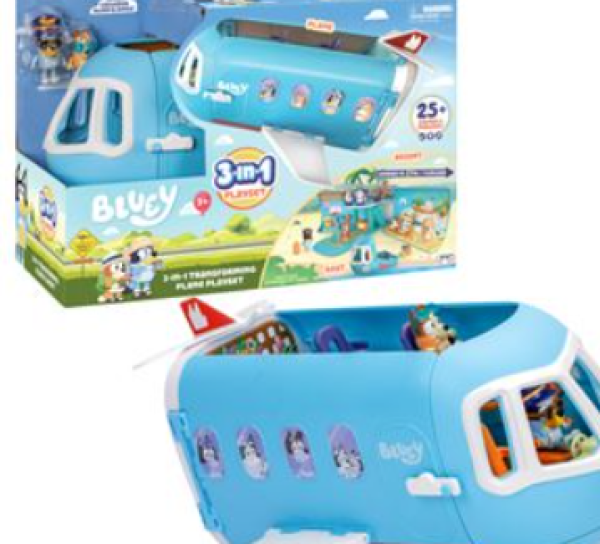 BLUEY 3 ΣΕ 1 ΣΕΤ ΠΑΙΧΝΙΔΙΟΥ ΑΕΡΟΠΛΑΝΟ (ΚΙΝΑ)