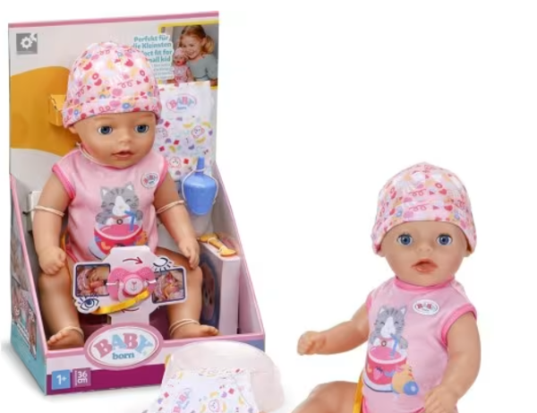 BABY BORN ΚΟΥΚΛΑ LENA ΔΙΑΔΡΑΣΤΙΚΗ 36cm (KINA)