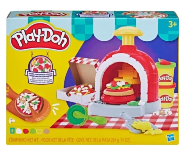 PLAY-DOH STAMP AND SPIN PIZZA PLAYSET (KINA)