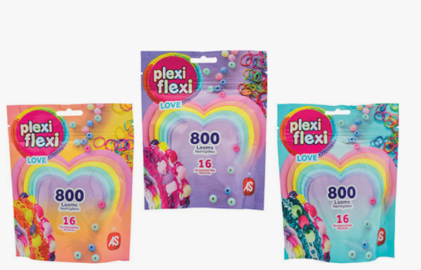 PLEXI FLEXI ΣΑΚΟΥΛΑΚΙ 800 ΛΑΣΤΙΧΑΚΙΑ & 16 ΑΞΕΣΟΥΑΡ (ΚΙΝΑ)