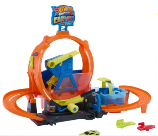 HOT WHEELS MEGA ΠΛΥΝΤΗΡΙΟ ΧΡΩΜΟΚΕΡΑΥΝΩΝ ΜΕ ΛΟΥΠ