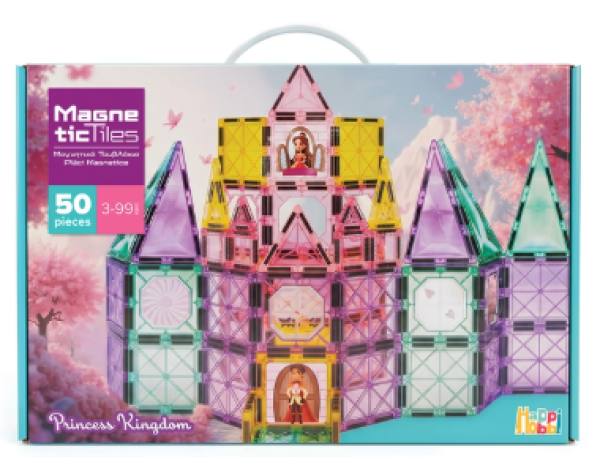 HAPPIHOBBI ΜΑΓΝΗΤΙΚΑ ΤΟΥΒΛΑΚΙΑ PRINCESS KINGDOM 50pcs (KINA)