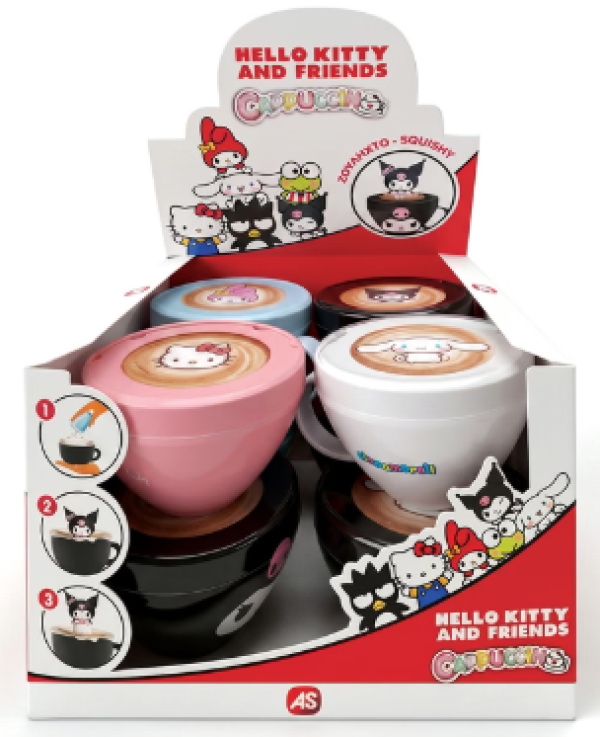 ΣΥΛΛΕΚΤΙΚΕΣ ΦΙΓΟΥΡΕΣ HELLO KITTY CAPPUCCINO S2-ΣΤΑΝΤ 8τεμ.(KINA)