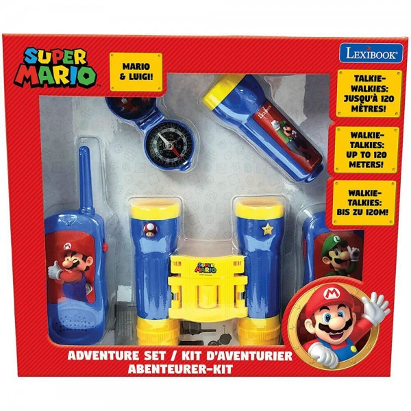 LEXIBOOK S.MARIO SET W.TALKIES120M-ΠΥΞΙΔΑ,ΚΥΑΛΙΑ