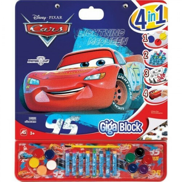 G.BLOCK 4ΣΕ1 CARS,ΣΕΤ ΖΩΓΡ/ΚΗΣ