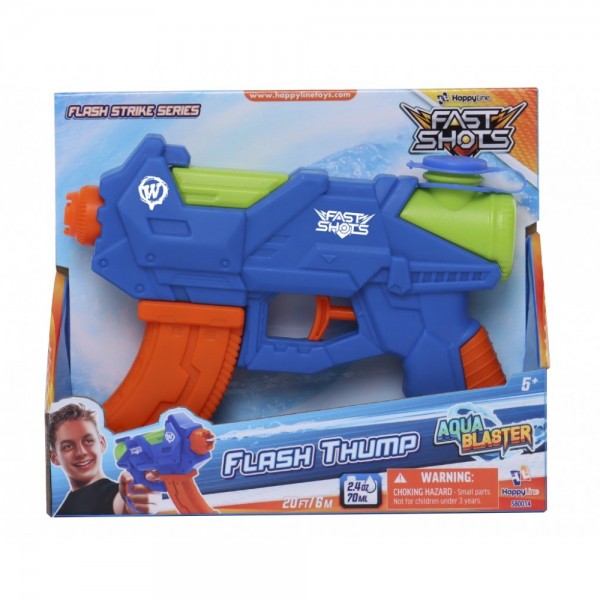 FAST SHOTS WATER BLASTER FLASH THUMP UP TO 6M WITH TANK 70M