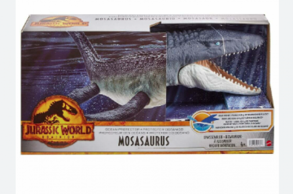 JURASSIC WORLD  OCEAN PROTECTOR MOSASAURUS™ ΑΠΟ ΑΝΑΚΥΚΛΩΜΕΝΟ ΠΛΑΣΤΙΚΟ