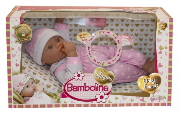BAMBOLINA AMORE 36εκ. ΜΕ ΗΧΟΥΣ &ΑΞΕΣΟΥΑΡ 