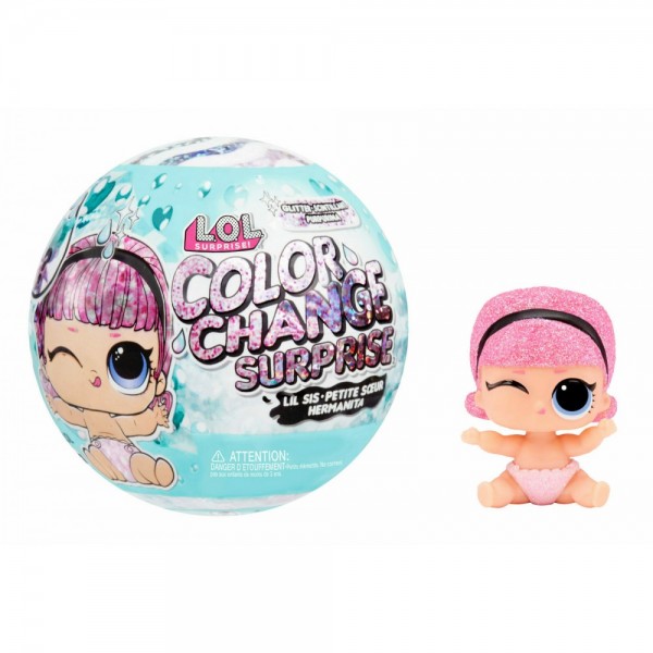 L.O.L. SURPRISE GLITTER COLOR CHANGE ΚΟΥΚΛΑ ΑΔΕΡΦΟΥΛΑ ASST