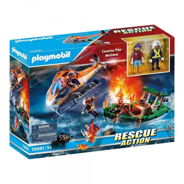 PLAYMOBIL-ΕΠΙΧΕΙΡΗΣΗ ΠΥΡΟΣΒ/ΚΗΣ-ΔΙΑΣΩΣΗ ΣΤΗ ΘΑΛΑΣΣΑ